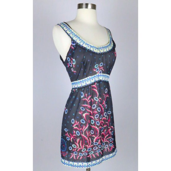 Vintage Emilio Pucci EPFR 60s 70s Mini Shift Lingerie Nighty Slip Dress XS S - Picture 5 of 12